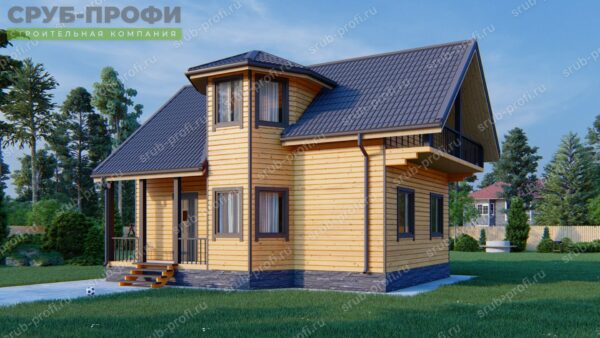 Деревянный дом из бруса